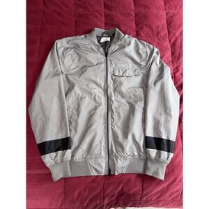 Five Four Los Angeles Flight Bomber Jacket Size M Two Way Zip Up W/Pockets